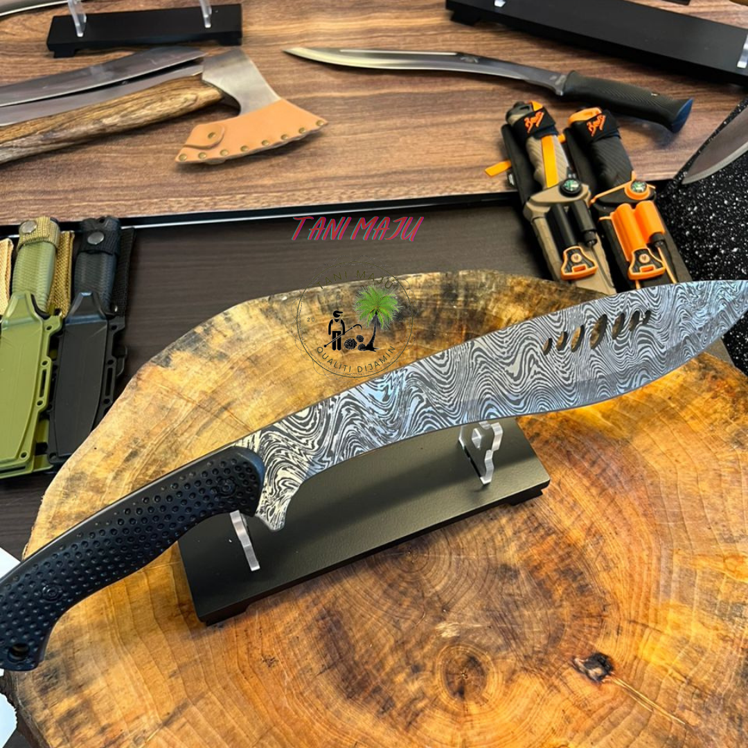 Model 303-305 Pisau Ladang Baja Karbon (Termasuk Sarung) โ 3 Pilihan Bilah