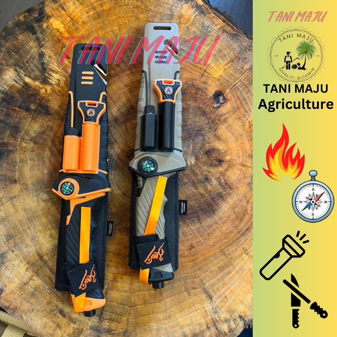 ( Model 296-297 ) Pisau Serbaguna Luar – Kecil, Tajam & Mudah Dibawa (all in 1)