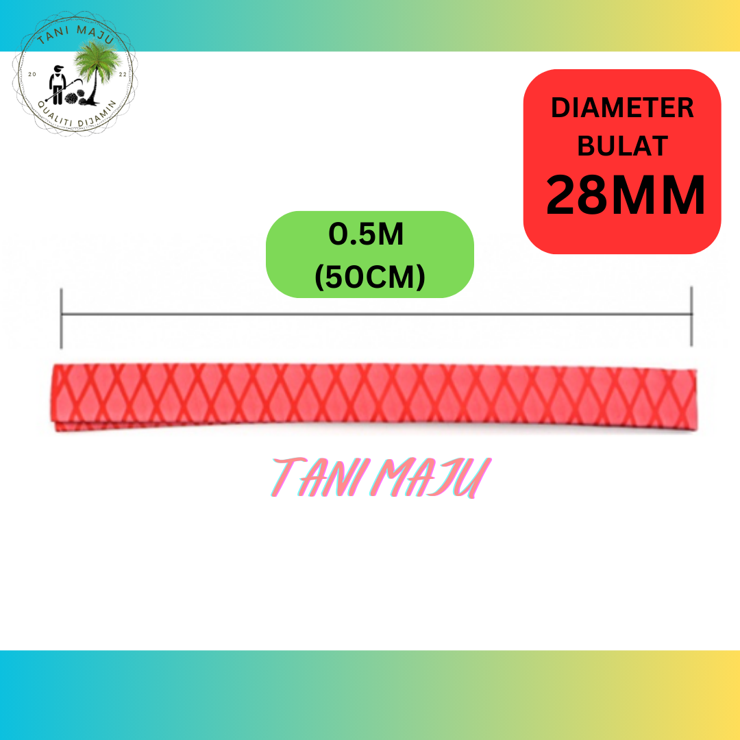 Hulu Pelindung / Heat Shrink Tube / Hulu Sarung / 6 COLOUR / 28MM, 30MM, 35MM (269)