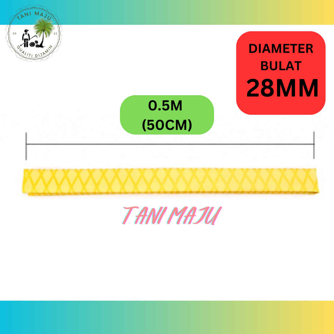 Hulu Pelindung / Heat Shrink Tube / Hulu Sarung / 6 COLOUR / 28MM, 30MM, 35MM (269)