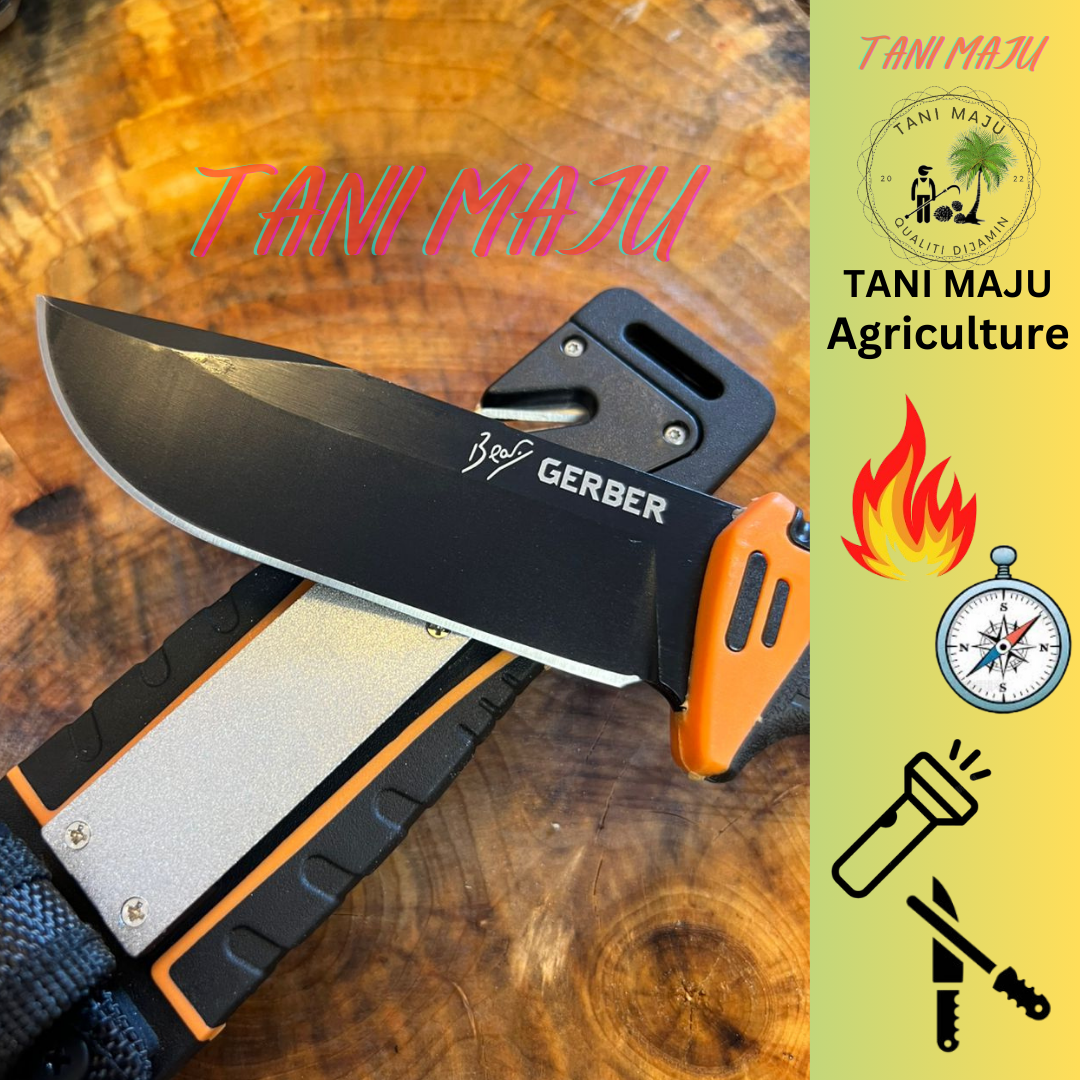 ( Model 296-297 ) Pisau Serbaguna Luar – Kecil, Tajam & Mudah Dibawa (all in 1)