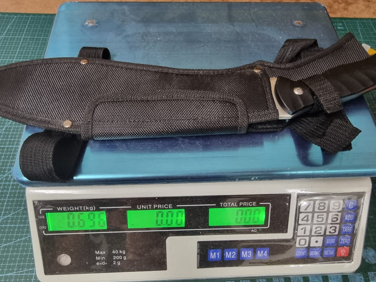 Model 306 / Pisau Ladang Bengkok 40cm – Baja Karbon + Sarung PERCUMA