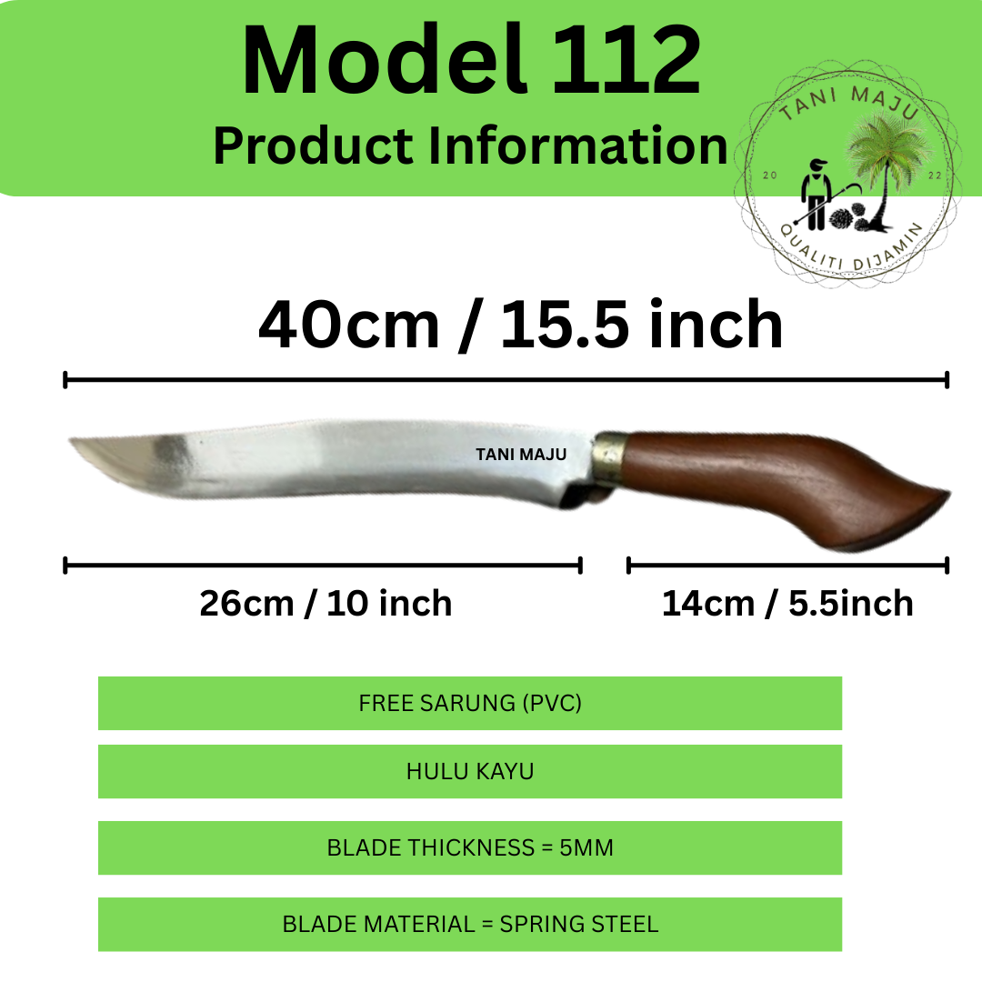 Parang kayu + Hulu kayu 1 ( Model HK-112, HK-115, HK-117 )