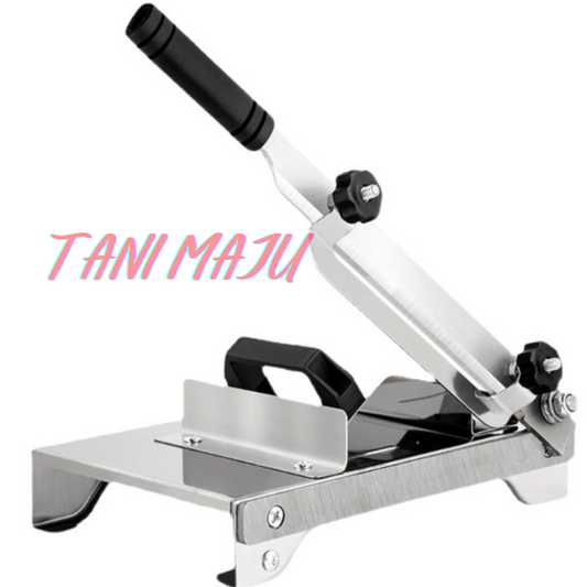 Stainless Steel Meat Slicer Manual Adjustable Frozen Meat High Quality Mutton Beef Mesin Potong Hiris Daging (MODEL 245)