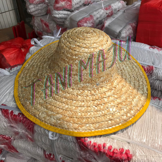 Grass Straw Farmer Hat Cap / Topi Rumput Jerami Petani / Topi Rumput Jerami Petani /Topi Kebun C009