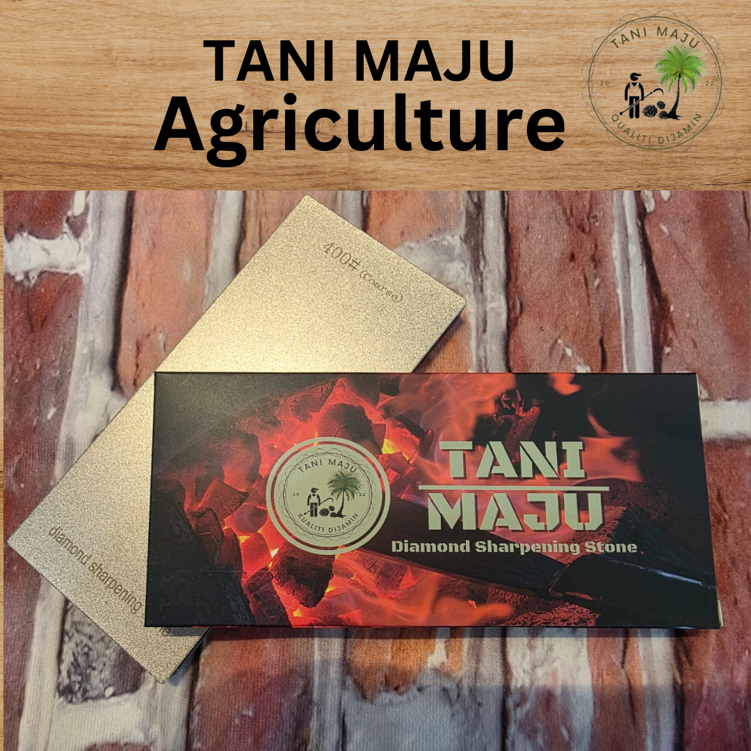 Model 415 / Tani Maju / Pengasah Pisau Diamond Stone Anti-Slip | Single / Double Sided | Knife sharpening