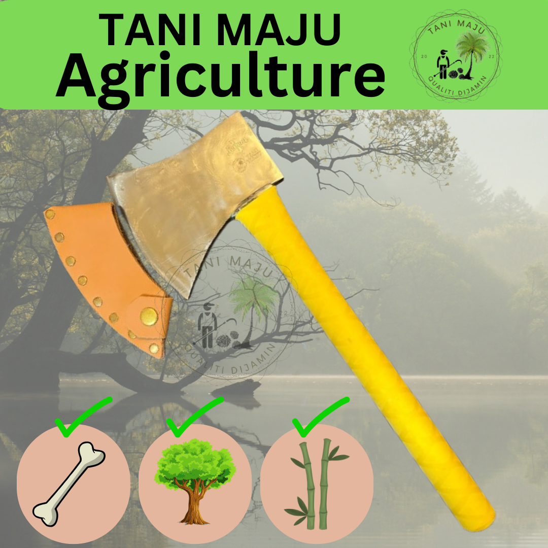 Model 060.1 / TANI MAJU / KTICHEN KNIFE / AXES Bone / Tulang Kapak