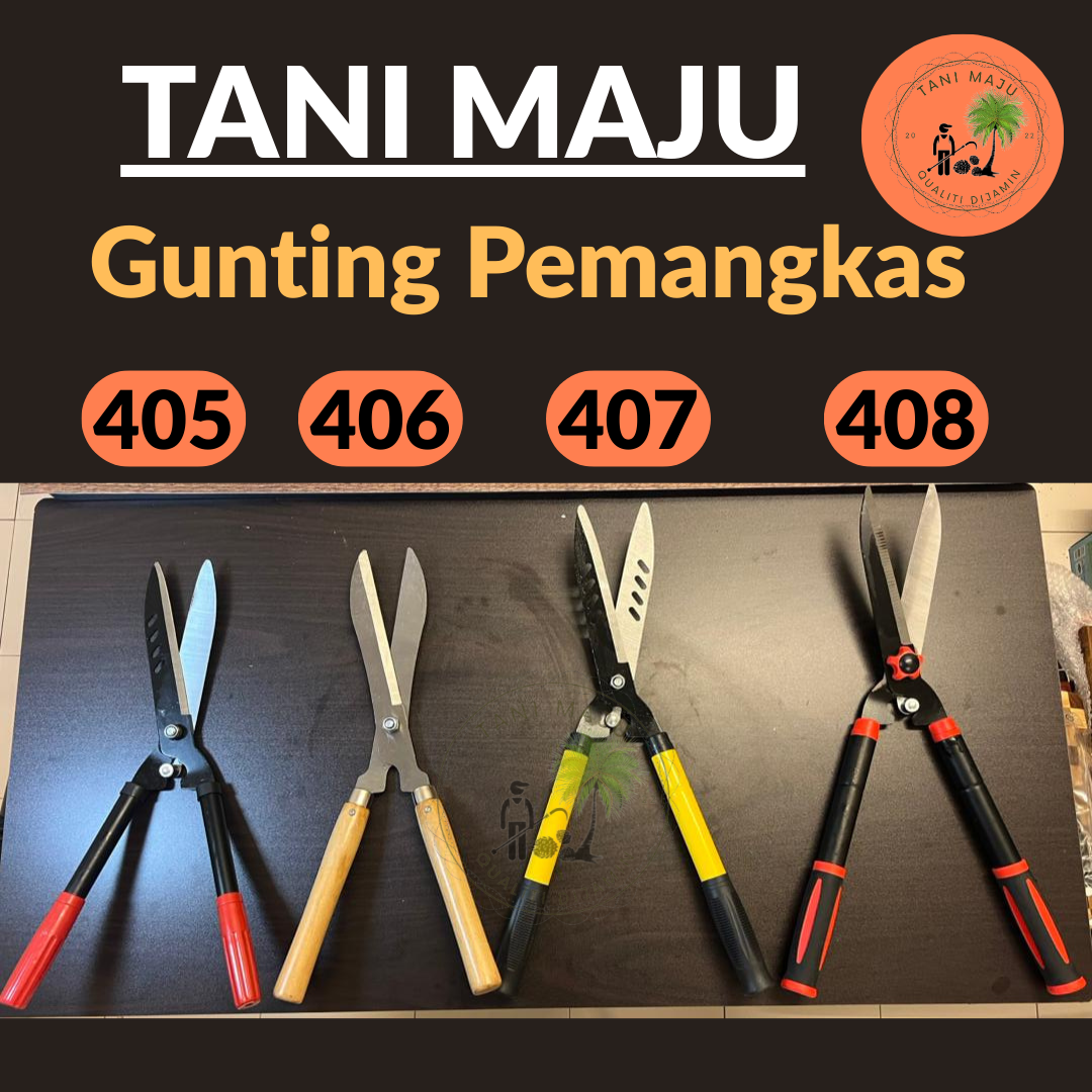 Model 405-408 / Gunting Pemangkas Pokok Buah &SK5 | Gunting Teleskopik & Tidak Teleskopik | Alat Kebun Potong Rumput