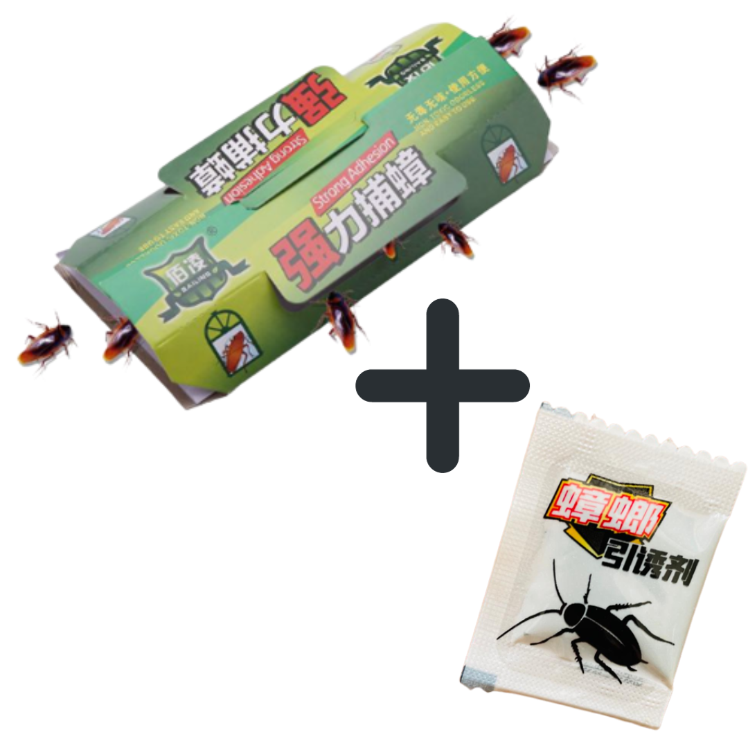 Extra Strong Adhesive Cockroach House Lizard Glue Sticky Trap / Umpan Perangkap Cicak Lipas / 壁虎蟑螂屋 / (Model 232)232
