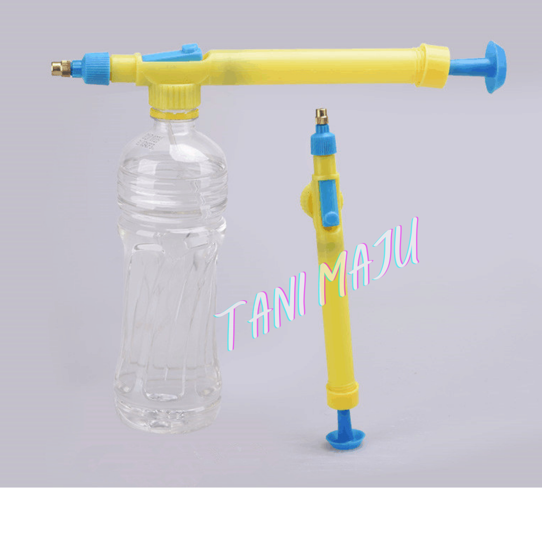 HighPressure Air Pump Spray Head Nozzle Manual Sprayer Adjustable Bottle Garden Watering Tool Disinfectant Sanitizer (Model 171)