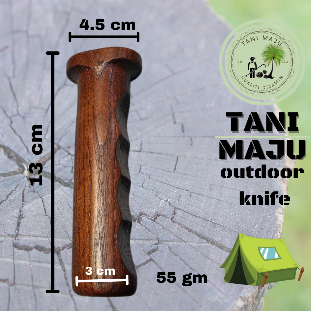 Model 126.1 / Pisau Hulu Kayu / Parang Hulu Kayu / Ash wood + varnish