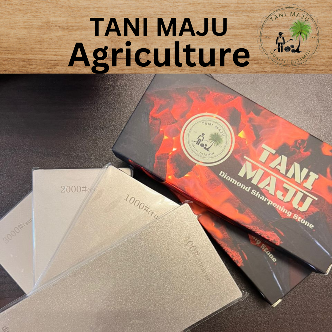 Model 415 / Tani Maju / Pengasah Pisau Diamond Stone Anti-Slip | Single / Double Sided | Knife sharpening