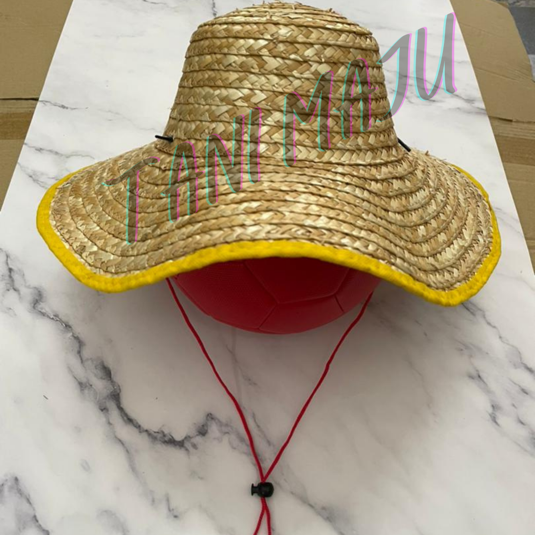 Grass Straw Farmer Hat Cap / Topi Rumput Jerami Petani / Topi Rumput Jerami Petani /Topi Kebun C009