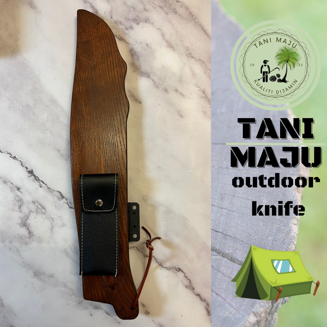 Model 129.9.1  / Alat Pertanian Keluli Spring | Hulu Kayu & Sarung Kayu | Tahan & Praktikal