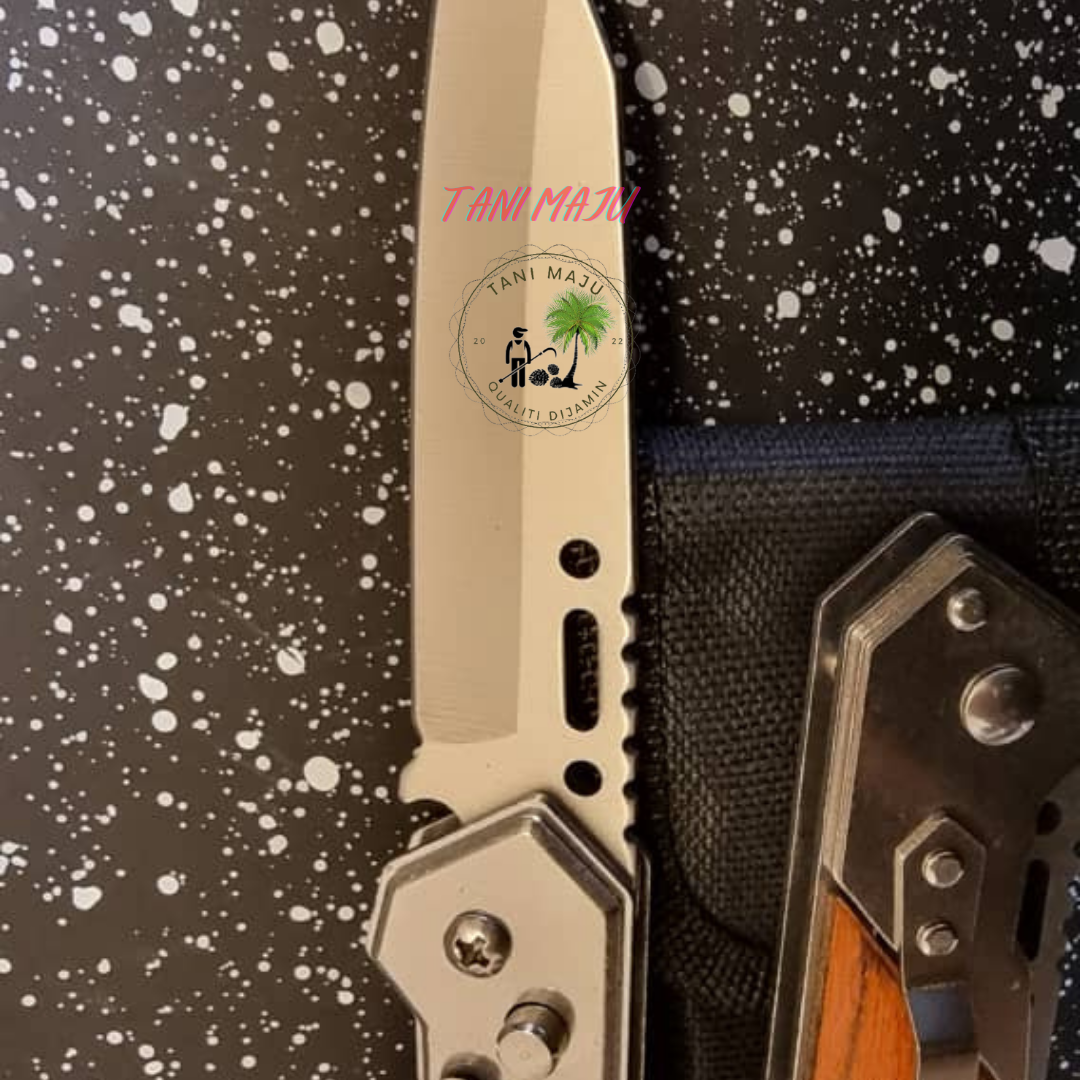 Model 293 Pisau Lipat Taktikal Outdoor | Pisau Kayu Serbaguna untuk Camping & Survival