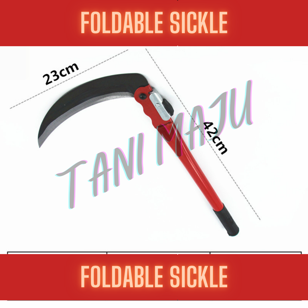 Pisau Sabit Lipat / Foldable Sickle / Sabit Rumput (Model 039.1)