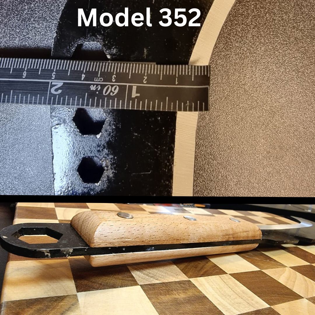 Model (352-354) Parang Bengkok & Lurus Serbaguna – Pisau Ladang, Potong Kayu, Buluh & Rumput (Keluli Karbon & Krom)