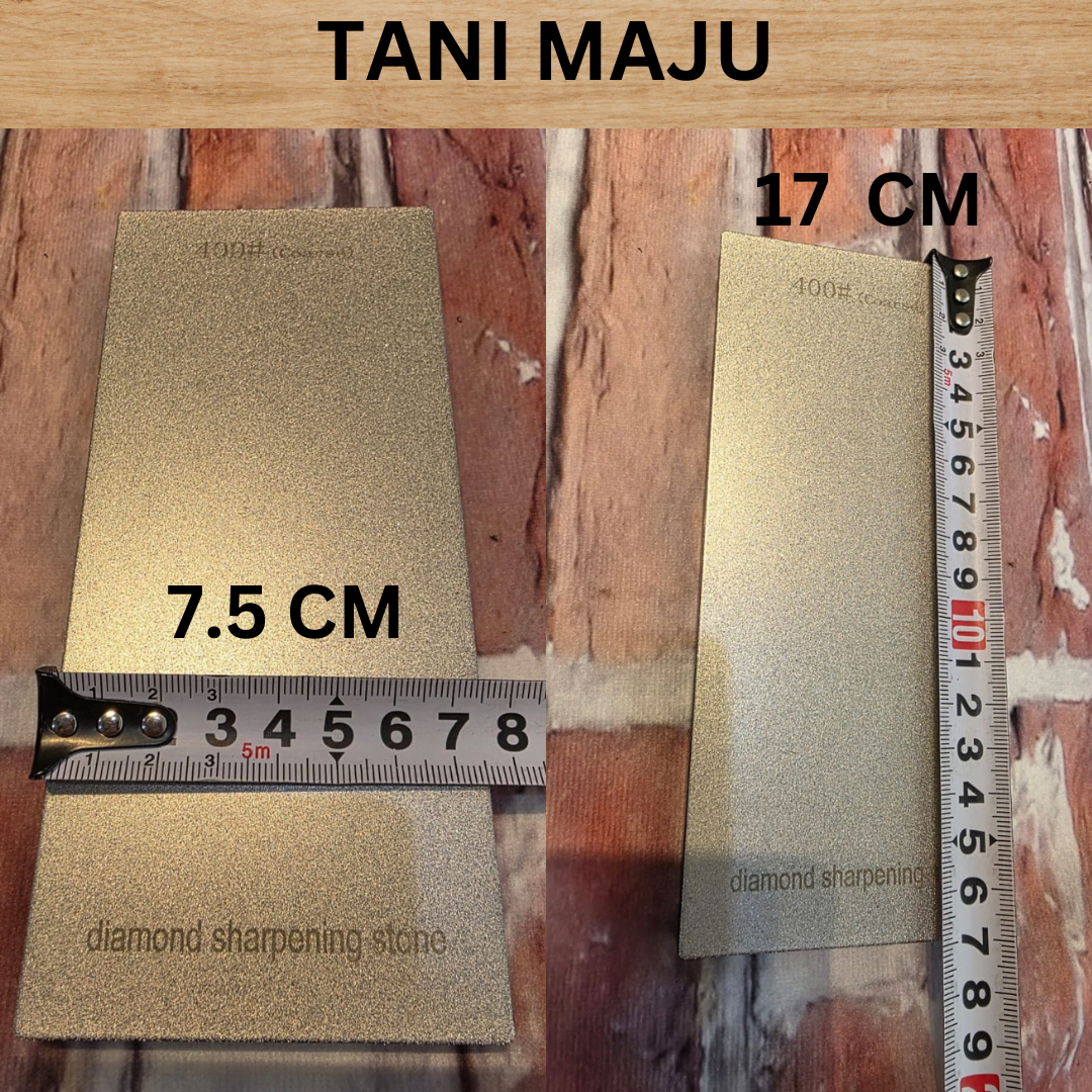 Model 415 / Tani Maju / Pengasah Pisau Diamond Stone Anti-Slip | Single / Double Sided | Knife sharpening