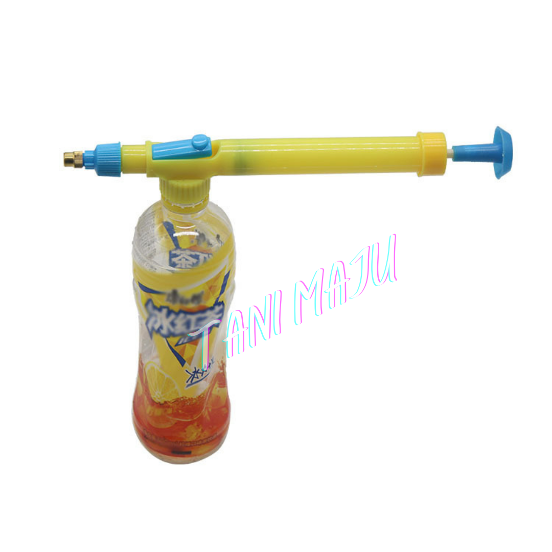 HighPressure Air Pump Spray Head Nozzle Manual Sprayer Adjustable Bottle Garden Watering Tool Disinfectant Sanitizer (Model 171)