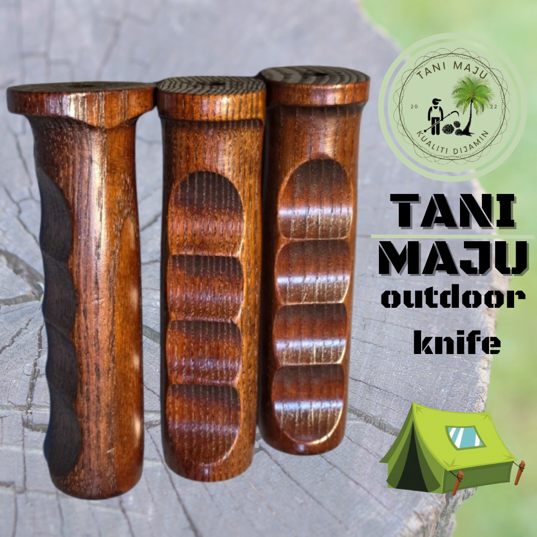 Model 126.1 / Pisau Hulu Kayu / Parang Hulu Kayu / Ash wood + varnish