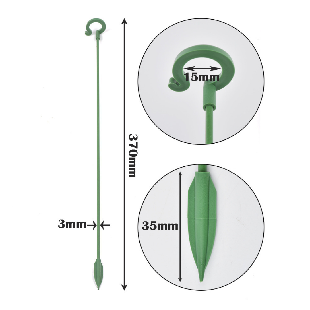 Flower Plant Metal Support Stand Bonsai Stake Backyard  /Garden Tool  Support Ring Climbing Plant Stick Pole (Model 167)