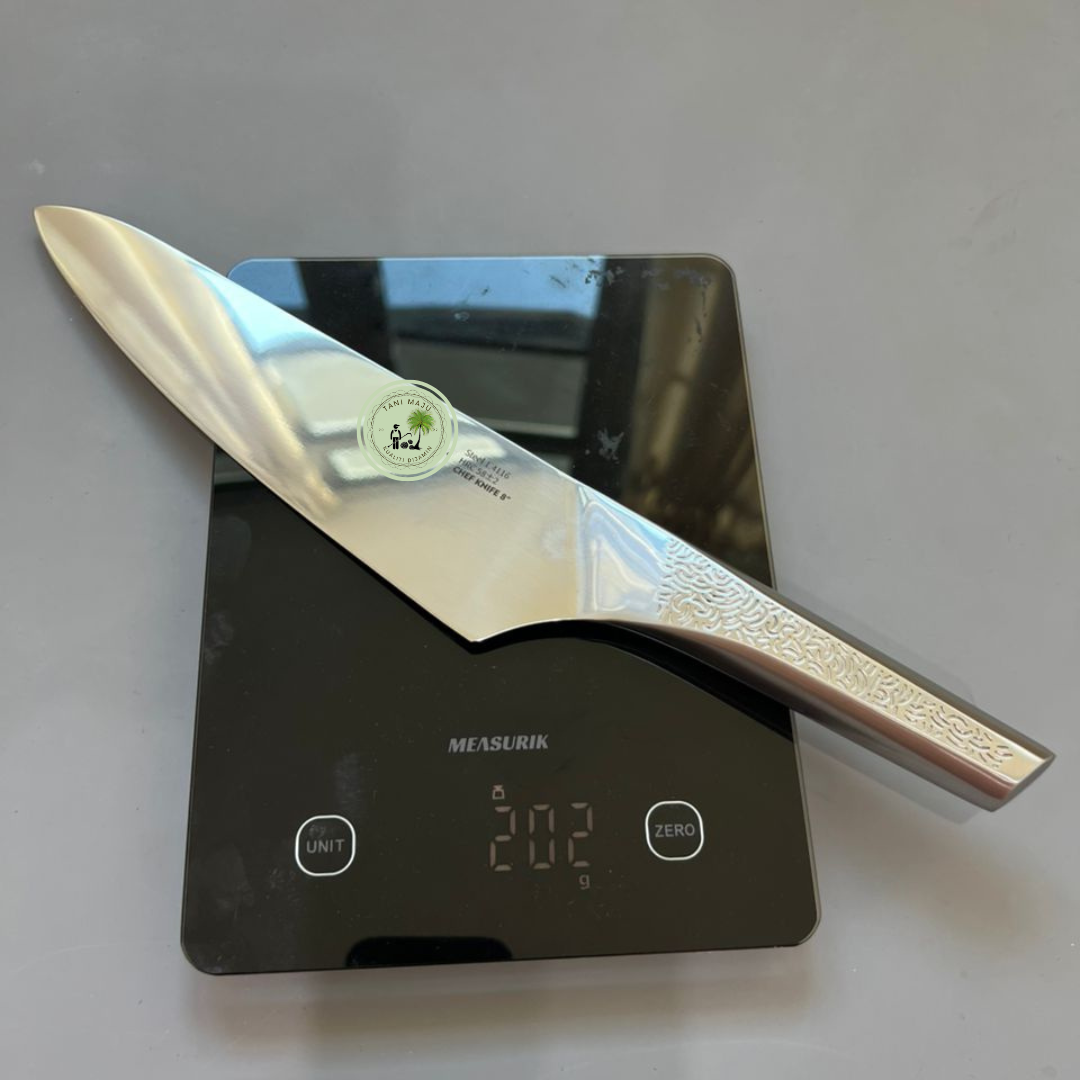 Model 345.1 / Pisau Chef Kemasan Cermin 1.4116 Steel | Pemegang Anti Gelincir | Dengan Kotak