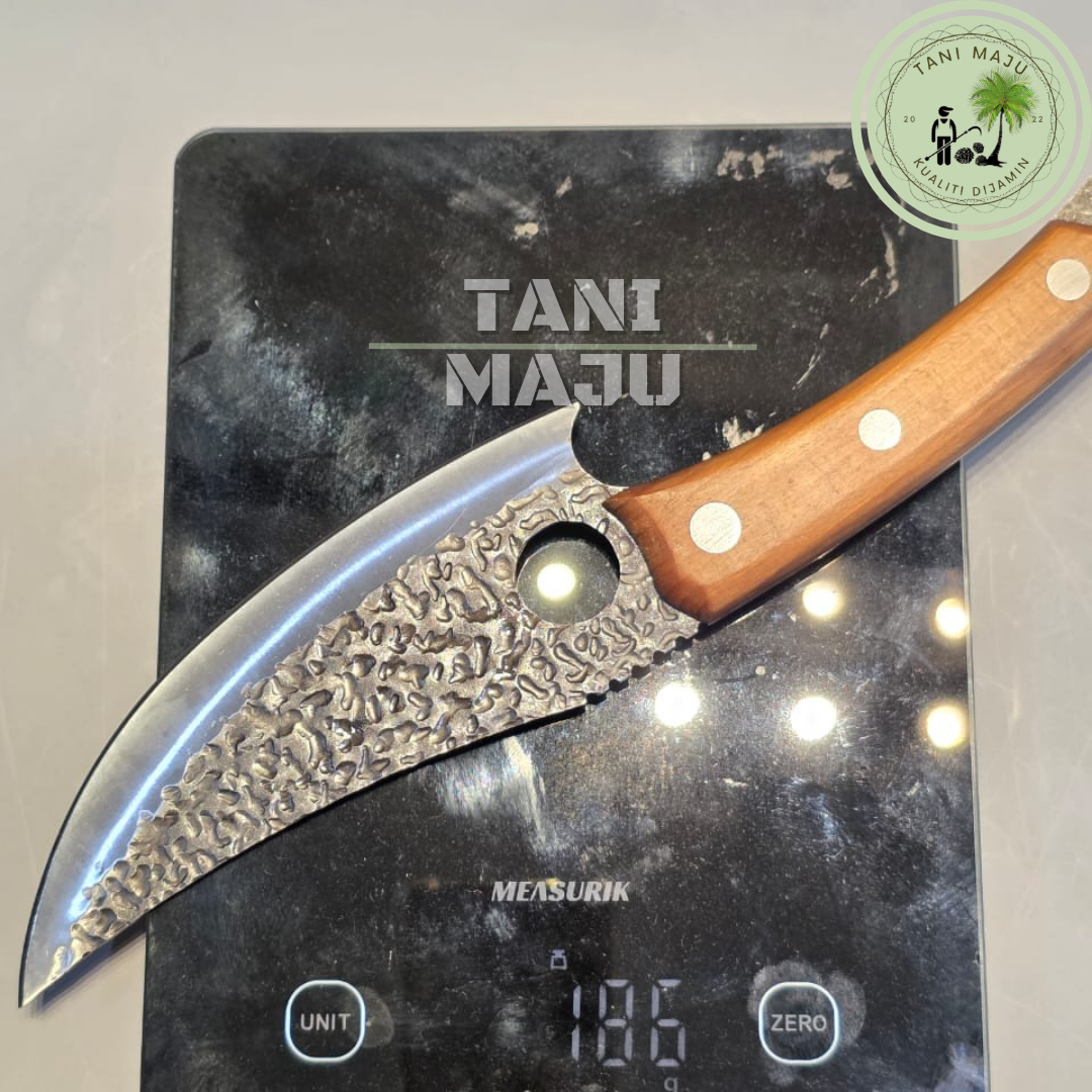 Model 467 / Pisau Dapur Premium 6 Inch Keluli Tahan Karat Handle Kayu Tajam Tahan Lama Serbaguna Kitchen Knife