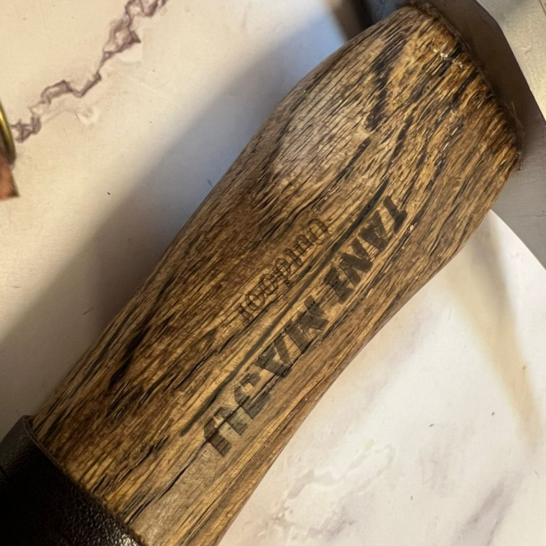 Model (410-411) Kapak Serbaguna Outdoor Tempa Tangan – Kapak Besar & Kecil Dengan Sarung | Kapak Camping, Pecah Kayu & Daging