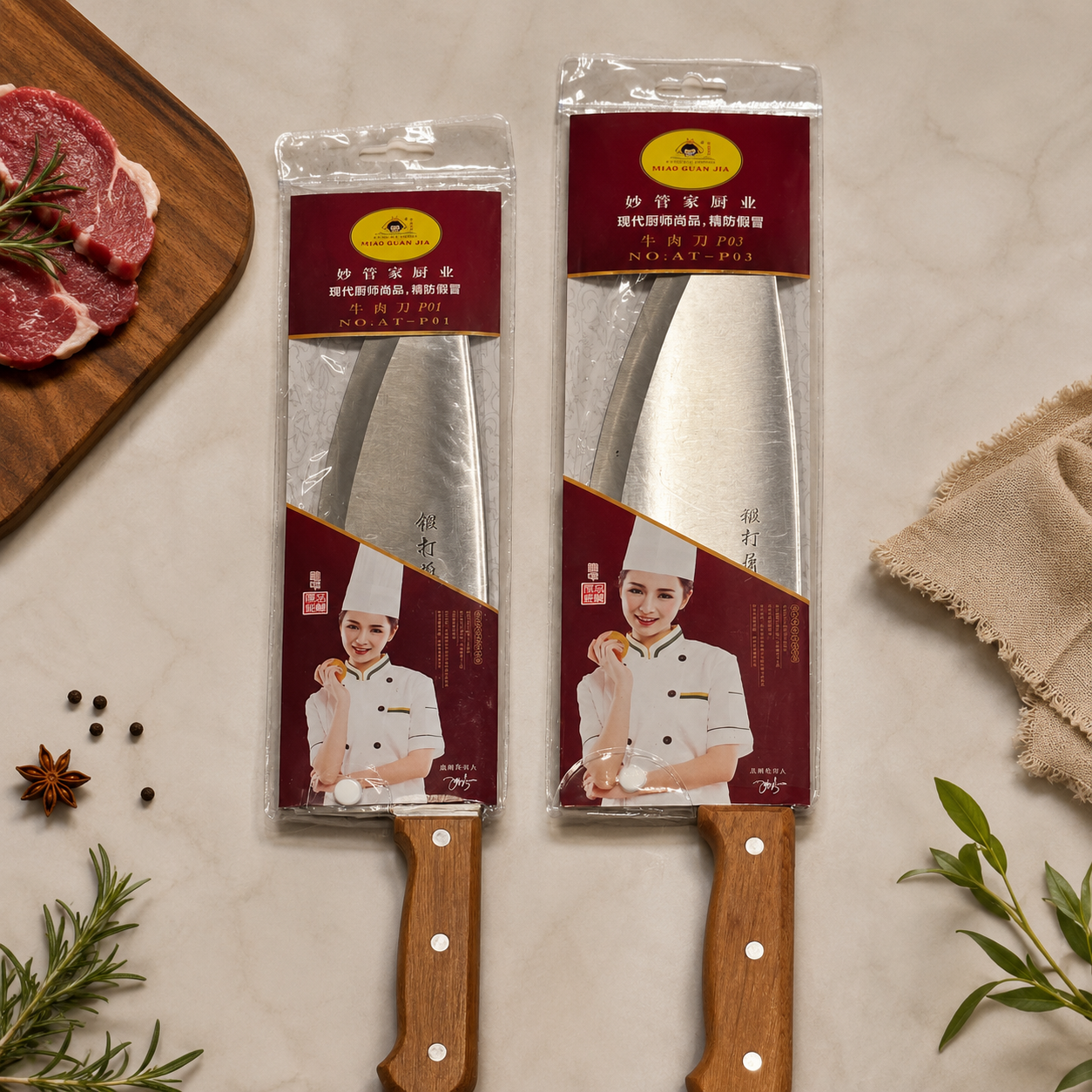 Model 459-460 lat Penyediaan Makanan Premium Pemegang Kayu Tahan Lama Untuk Kegunaan Dapur Harian