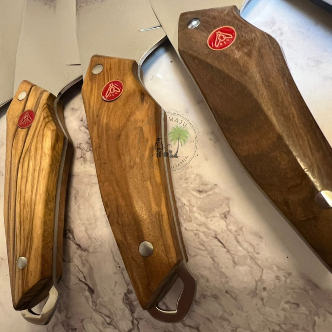 Pisau Damascus Serbaguna | 67 Lapisan Forge Camping Knife | Pisau Buah, Sayur & Daging