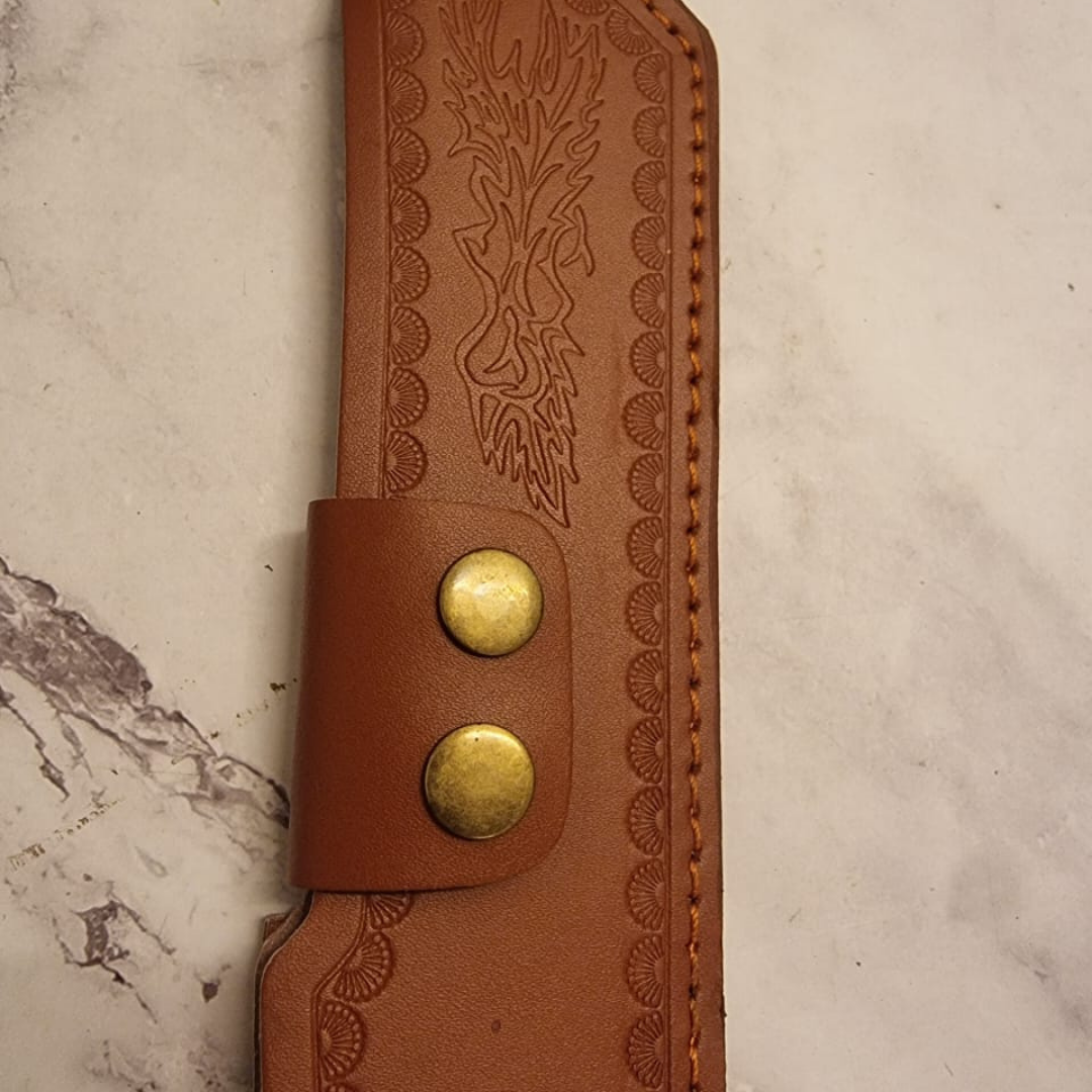 Model 409 (Pisau Potong Kayu & Buluh Tajam untuk Camping Hiking & Survival)( Stainless Steel