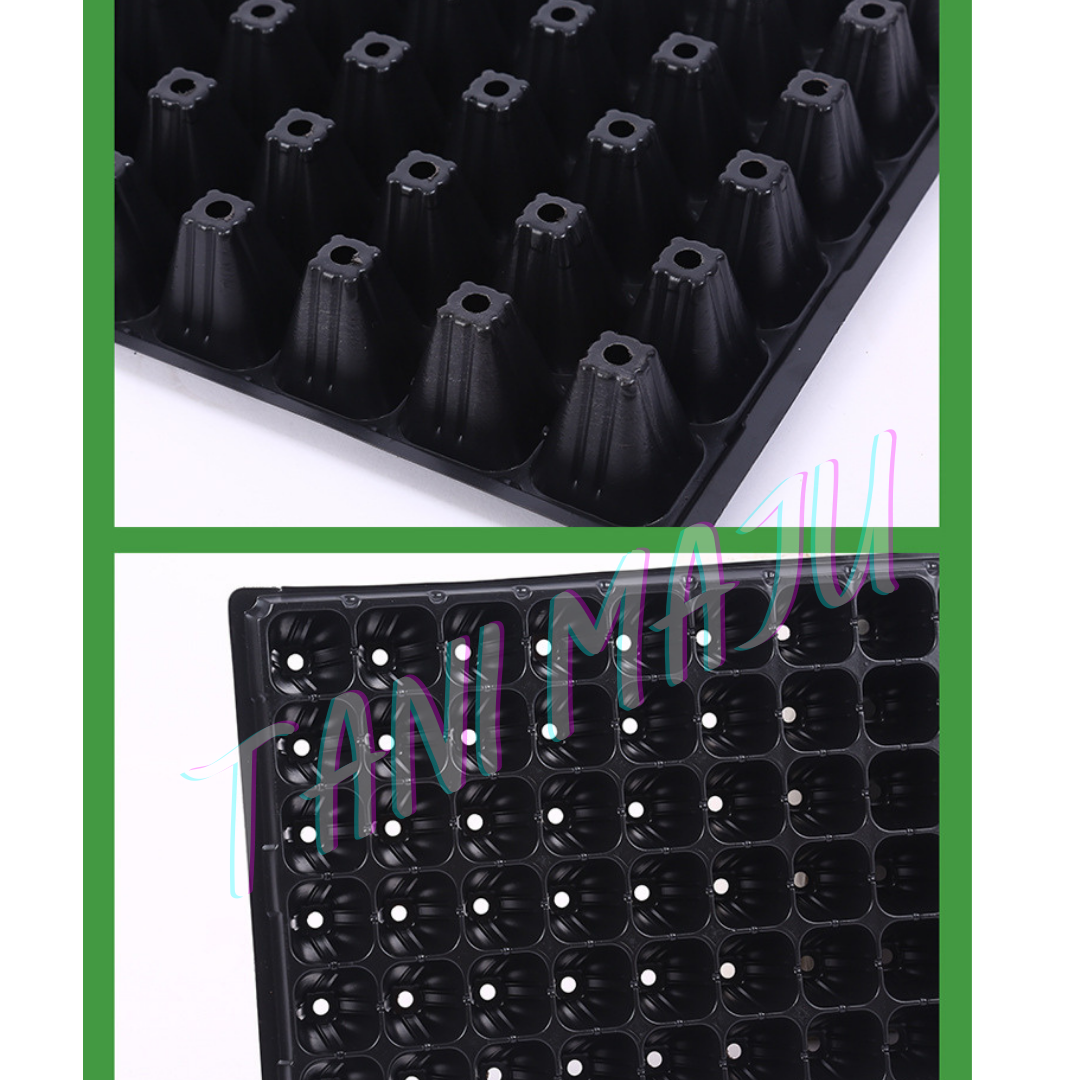 Holes Seedling Tray Plastic Nursery Tray / 50 HOLES / 105HOLES / Bekas Benih Plastic Tray Benih Semaian / 育苗盘 育苗 / (Model 173)
