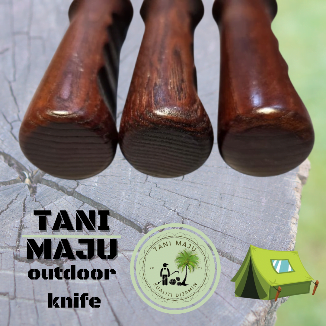 Model 126.1 / Pisau Hulu Kayu / Parang Hulu Kayu / Ash wood + varnish