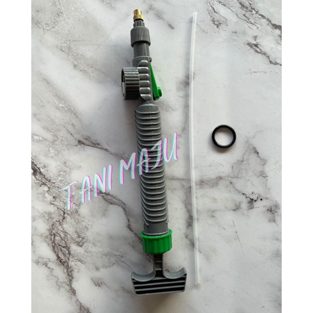 HighPressure Air Pump Spray Head Nozzle Manual Sprayer Adjustable Bottle Garden Watering Tool Disinfectant Sanitizer (Model 171)