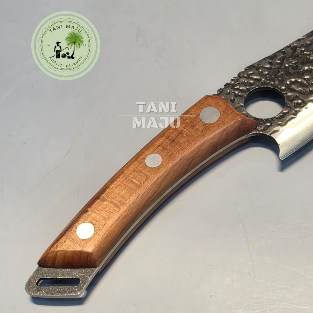 Model 467 / Pisau Dapur Premium 6 Inch Keluli Tahan Karat Handle Kayu Tajam Tahan Lama Serbaguna Kitchen Knife