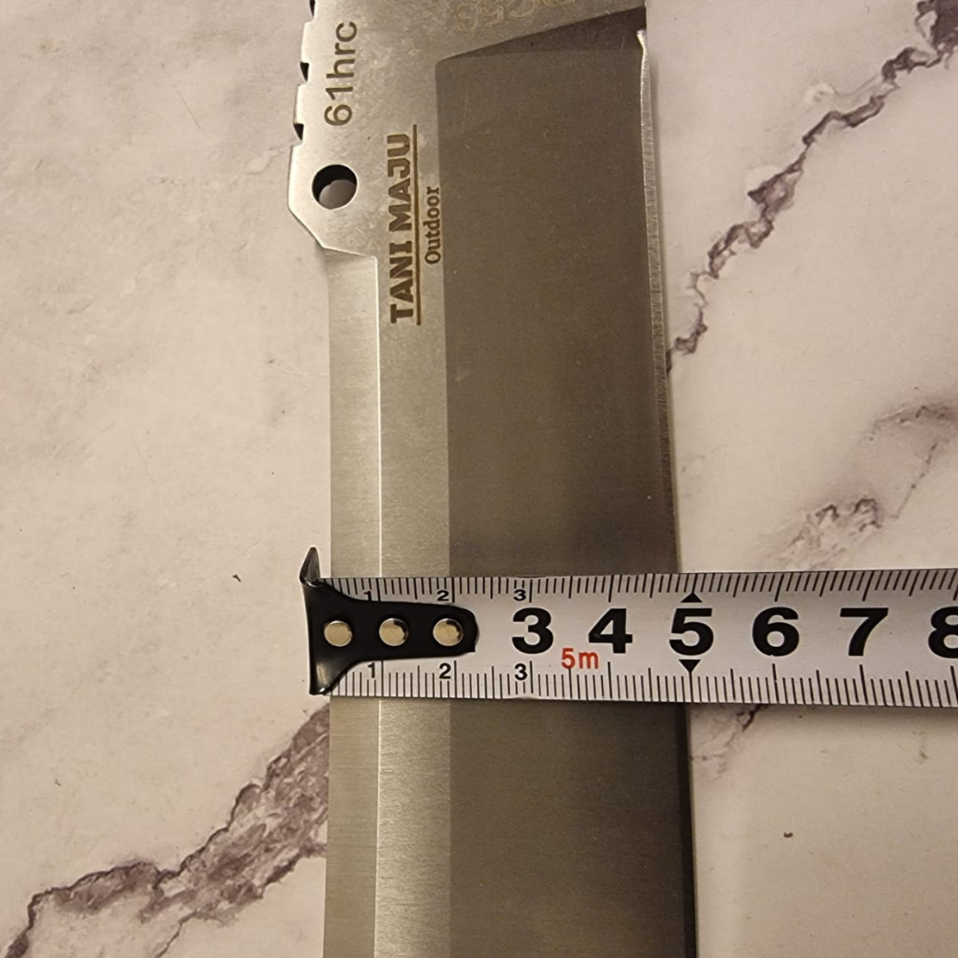 Model 409 (Pisau Potong Kayu & Buluh Tajam untuk Camping Hiking & Survival)( Stainless Steel