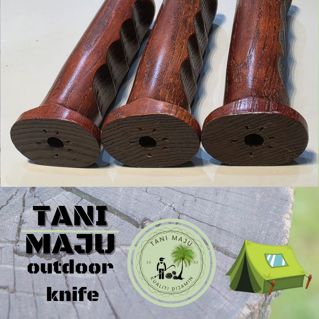 Model 126.1 / Pisau Hulu Kayu / Parang Hulu Kayu / Ash wood + varnish