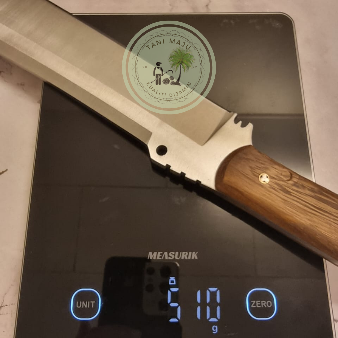 Model 409 (Pisau Potong Kayu & Buluh Tajam untuk Camping Hiking & Survival)( Stainless Steel