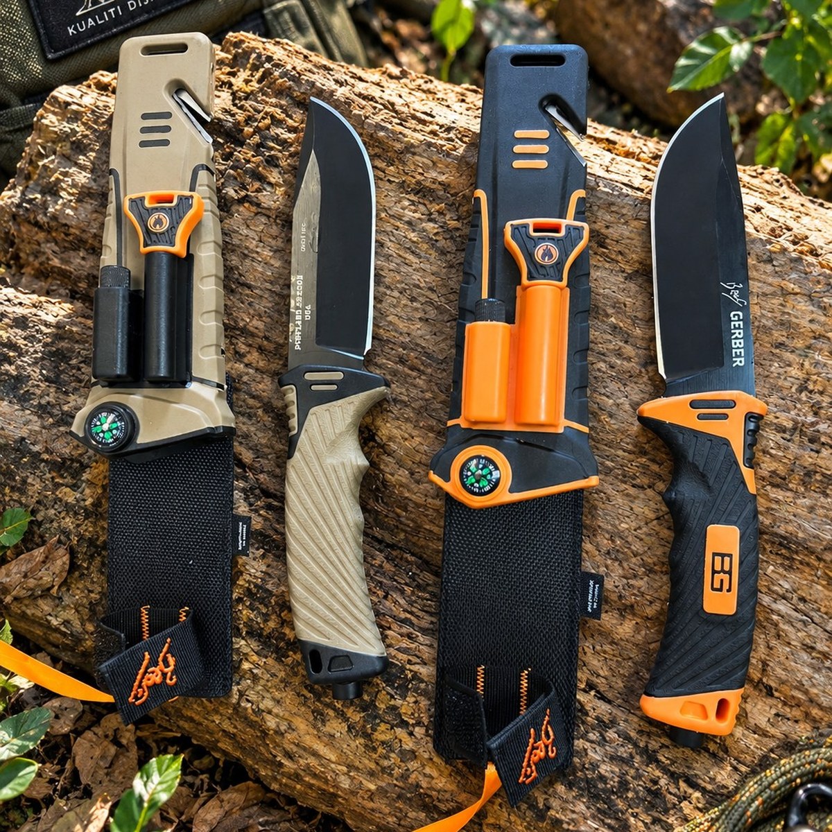 ( Model 296-297 ) Pisau Serbaguna Luar – Kecil, Tajam & Mudah Dibawa (all in 1)