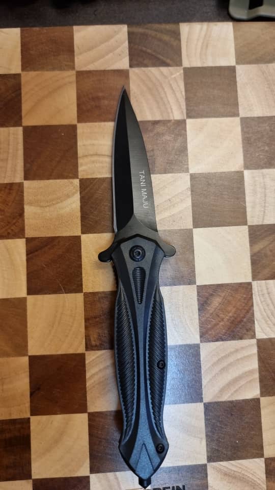 (Model 292.1 )Pisau Lipat Outdoor Pelbagai Guna | Bilah 9cm Keluli Tahan Karat + Pemegang Padu